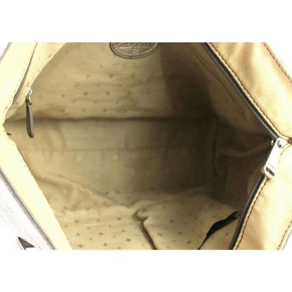 FOSSIL ANTIQUE GOLD GENUINE LEATHER BOHO SHOULDER BAG HANDBAG TOTE HOBO PURSE - Picture 12 of 12